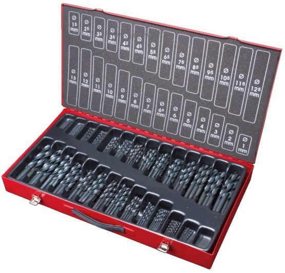KS Tools 330.1650 HSS-R Twist drill set, 230 pcs, 1-13mm - Image 3