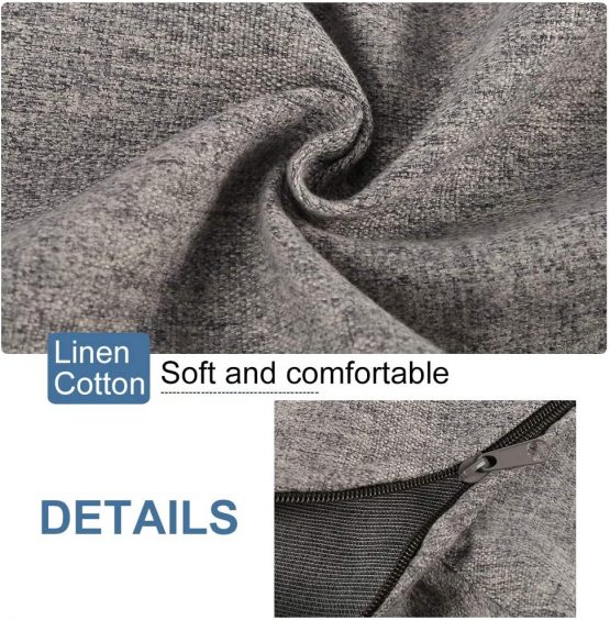 Dandelionsky Classic Bean Bag Chair Sofa Cover, Lazy Lounger Bean Bag Storage Chair Cover for Adults and Kids without Filling - 80x90cm - Image 2