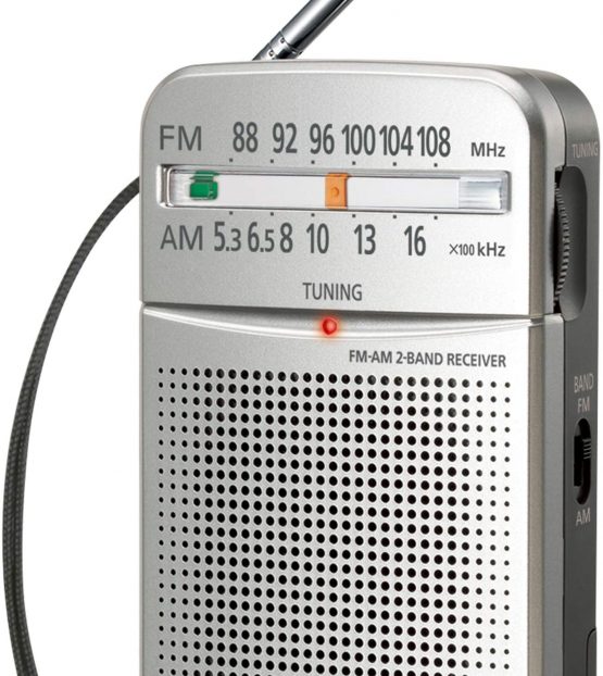 Panasonic RF-P50 Portable Radio Silver - Portable Radios (AM,FM, 88-108 MHz, 53-170 kHz, 5.71 cm, 5.71 cm (2.25 inches) - Image 2
