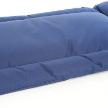 P & L Superior Pet Beds Heavy Duty Waterproof Rectangular Cushion Pad, Medium, 76 x 53 x 5 cm, Blue