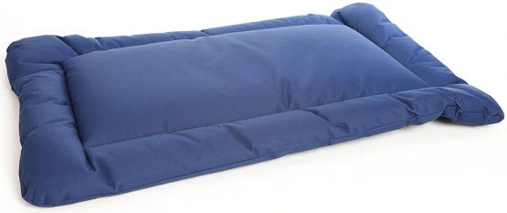 P & L Superior Pet Beds Heavy Duty Waterproof Rectangular Cushion Pad, Medium, 76 x 53 x 5 cm, Blue