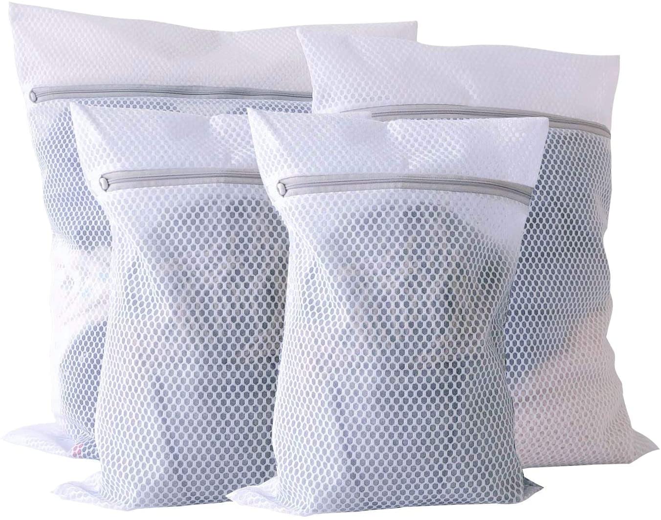 PRETTYGAGA Large Net Washing Bag Durable Mesh Laundry Bag