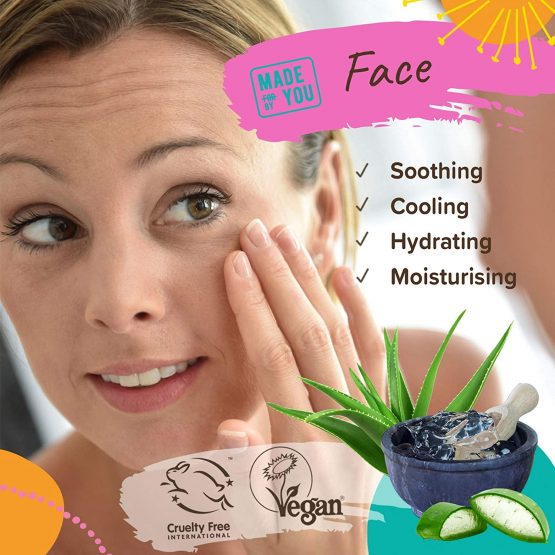 Naissance Aloe Vera Gel 1kg - Refill Eco Pouch Cruelty Free and Vegan - Cooling, Soothing and Moisturising for All Skin Types - Image 4