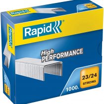 Rapid 24870500 23/24 Strong Staples, Galvanised Wire, 24 mm Leg Length, 70 Sheets, Pack of 1000 - Stainless steel