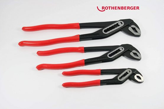 Rothenberger SO5.2204 3 X SPK Water Pump Pliers 7" 10" & 12", Set of 3 Pieces