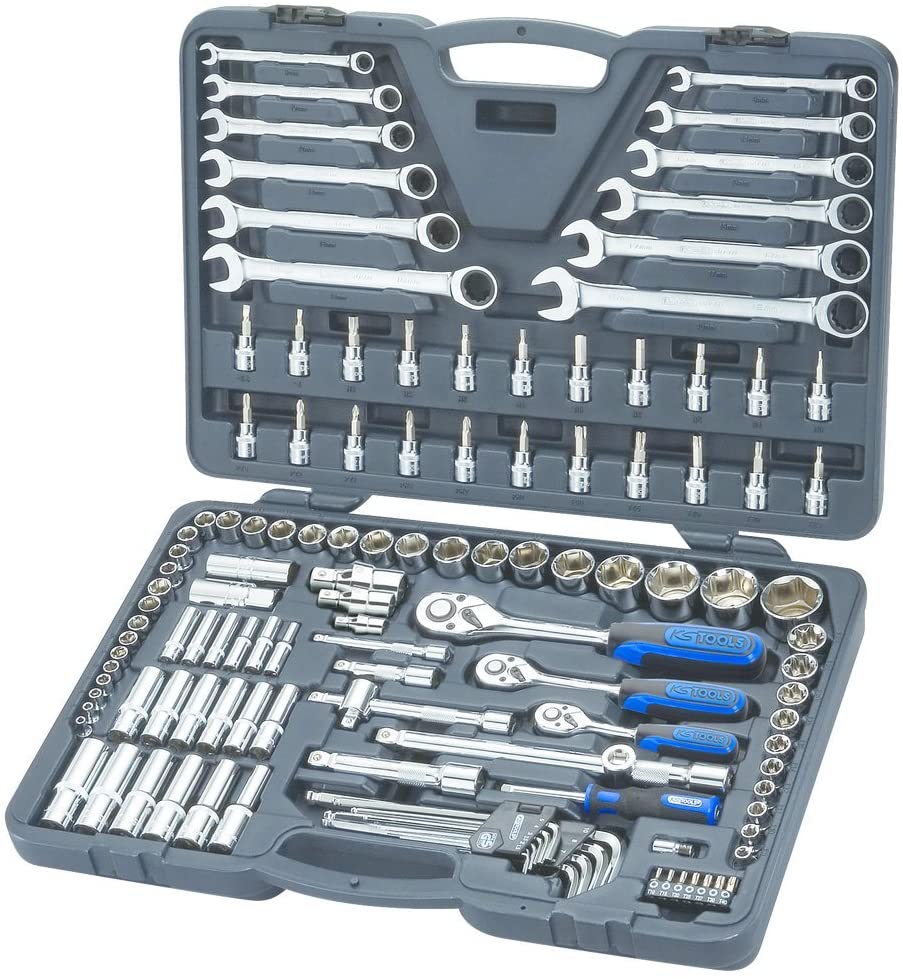 KS Tools 918.0724 Chrome+ Socket Set (124 Pieces), Multicolor, Variety Pack - Image 2