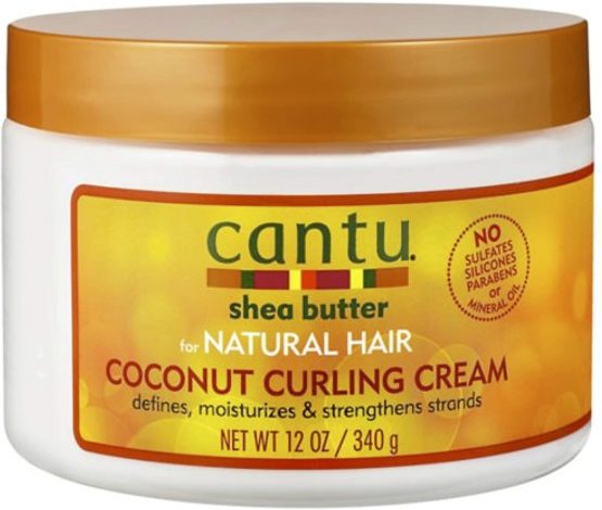 Cantu Shea Butter Moisturizing Curl Activator Cream 12oz with Define & Shine Custard12oz & Coconut Curling Cream 12oz BUNDLE - Image 4