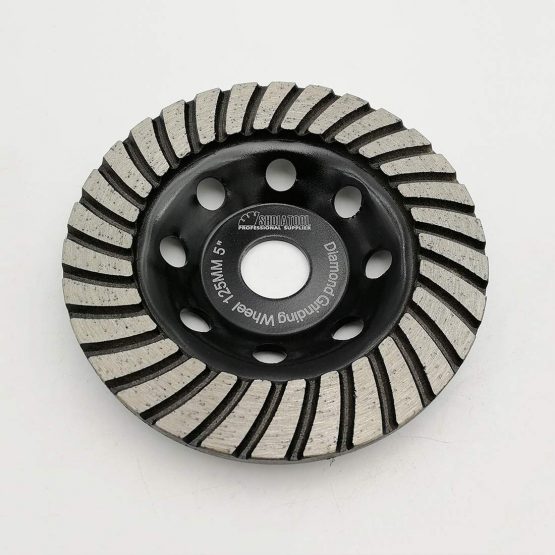 SHDIATOOL Diamond Grinding Cup Wheel 125mm/5 Inch Turbo Row for Marble Concrete Masonry Granite - Image 3