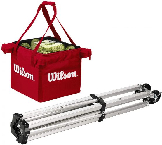 Wilson Portable Tennis Ball Teaching Basket Cart (150 Ball Capacity) - Image 3