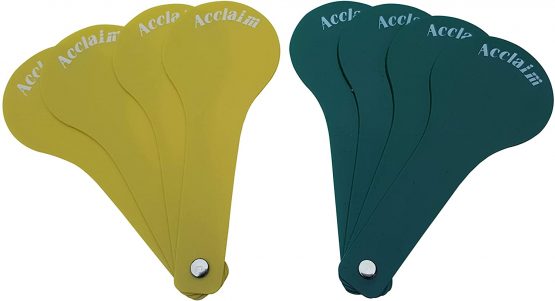 Acclaim Lawn Bowls Umpires Shot Indicators Lollipops Markers One Pair Green & Yellow
