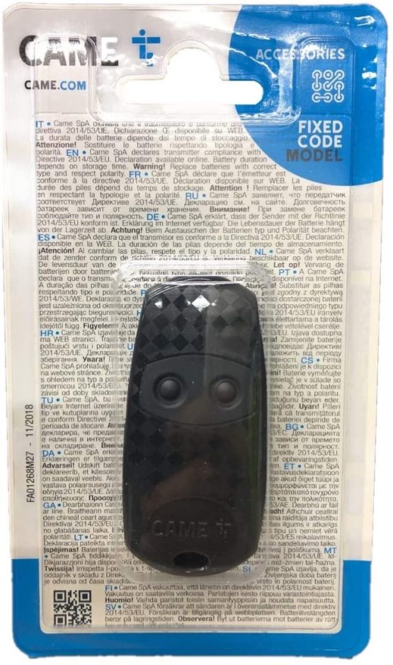 Came TOP 432EE Remote (ex TOP432EV) - Image 3