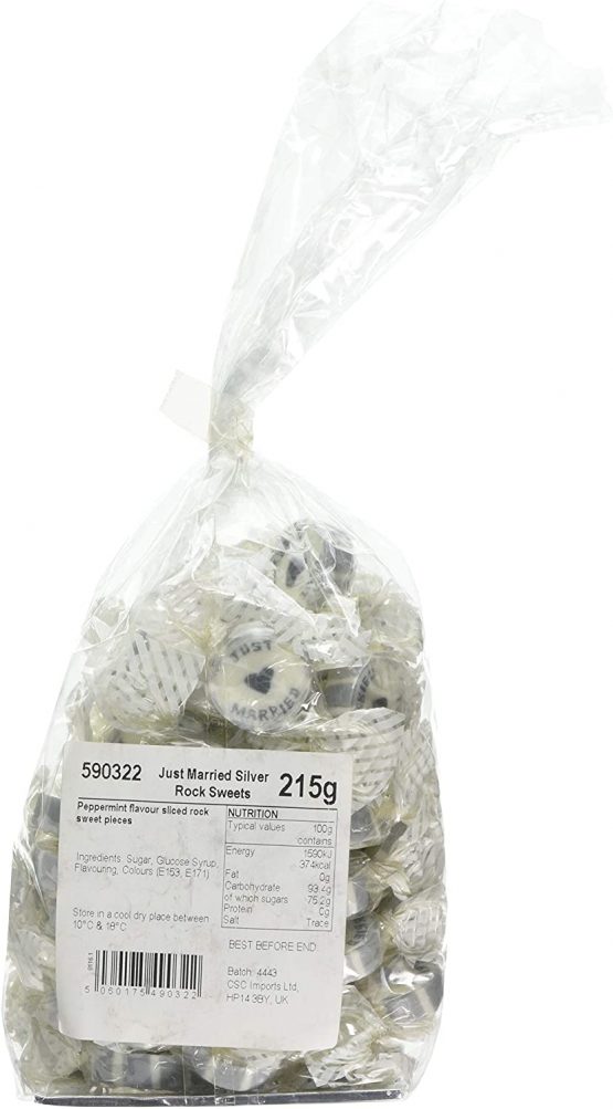 Neviti "Just Married" Rock Sweets, Silver - Image 2