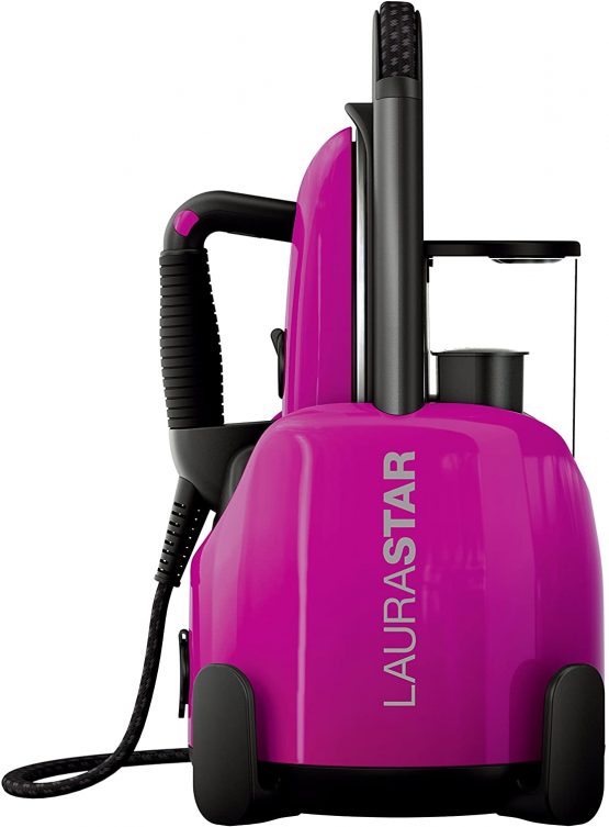 Laurastar Lift Plus Pinky Pop, 3in1 Portable Steam Station, Irons, Steams and Purifies Clothing, Hygienic Steam, Removable Water Tank, Vertical Ironing, Cable Rewinder, 3D Active Soleplate