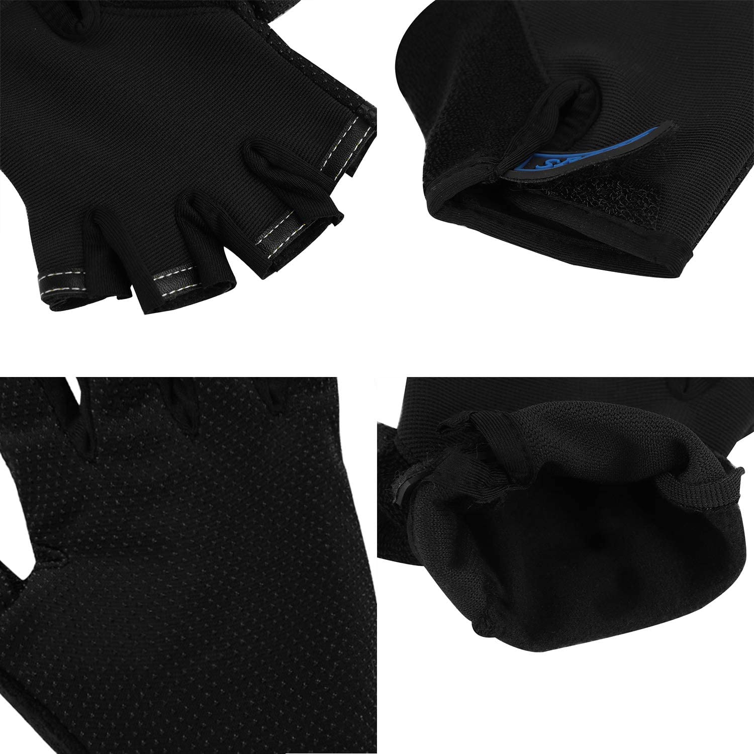 Girls Boys Half Finger Cycling Gloves Sport GYM Gloves Racing Mitts Non-slip Gel Breathable Short Finger Summer Gloves Mountain Road Bike Riding Bicycle Running Gloves - Image 4