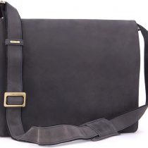VISCONTI - Laptop Messenger Shoulder Bag - 13 to 14 Inch Laptop Bag - Hunter Leather - Office Work Organiser Bag - Multiple Pockets - 18548 - HARVARD - Oil Blue