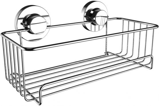 Britten & James Shower Tidy Suction Fit Rust Proof Stainless Steel
