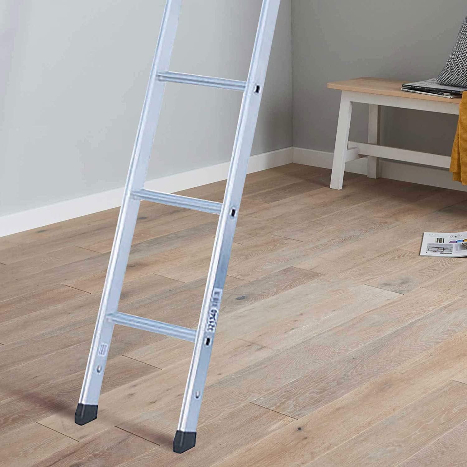 Youngman 302340 2-Section Spacemaker Loft Ladder, Silver, 167 x 32 x 11 cm - Image 4