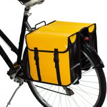 BikyBag Classic CW - Waterproof Bicycle Double Pannier Bag Bicycle Cycle Bike Shopping (Yellow)