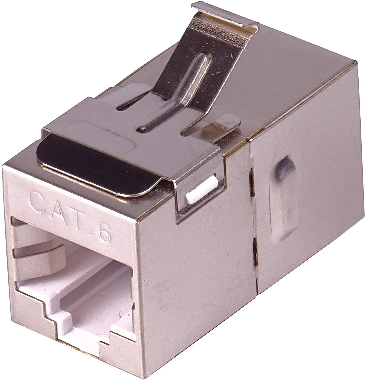 PremiumCord RJ45 Cat6 8/STP Coupler for Keystone Patch Panel Srjp-05, silver, 0,04 m