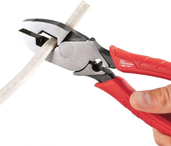 Milwaukee 48-22-6100 9 Inch Leverage Lineman Pliers w/ Crimper and Pipe Reaming Head Design - Image 3