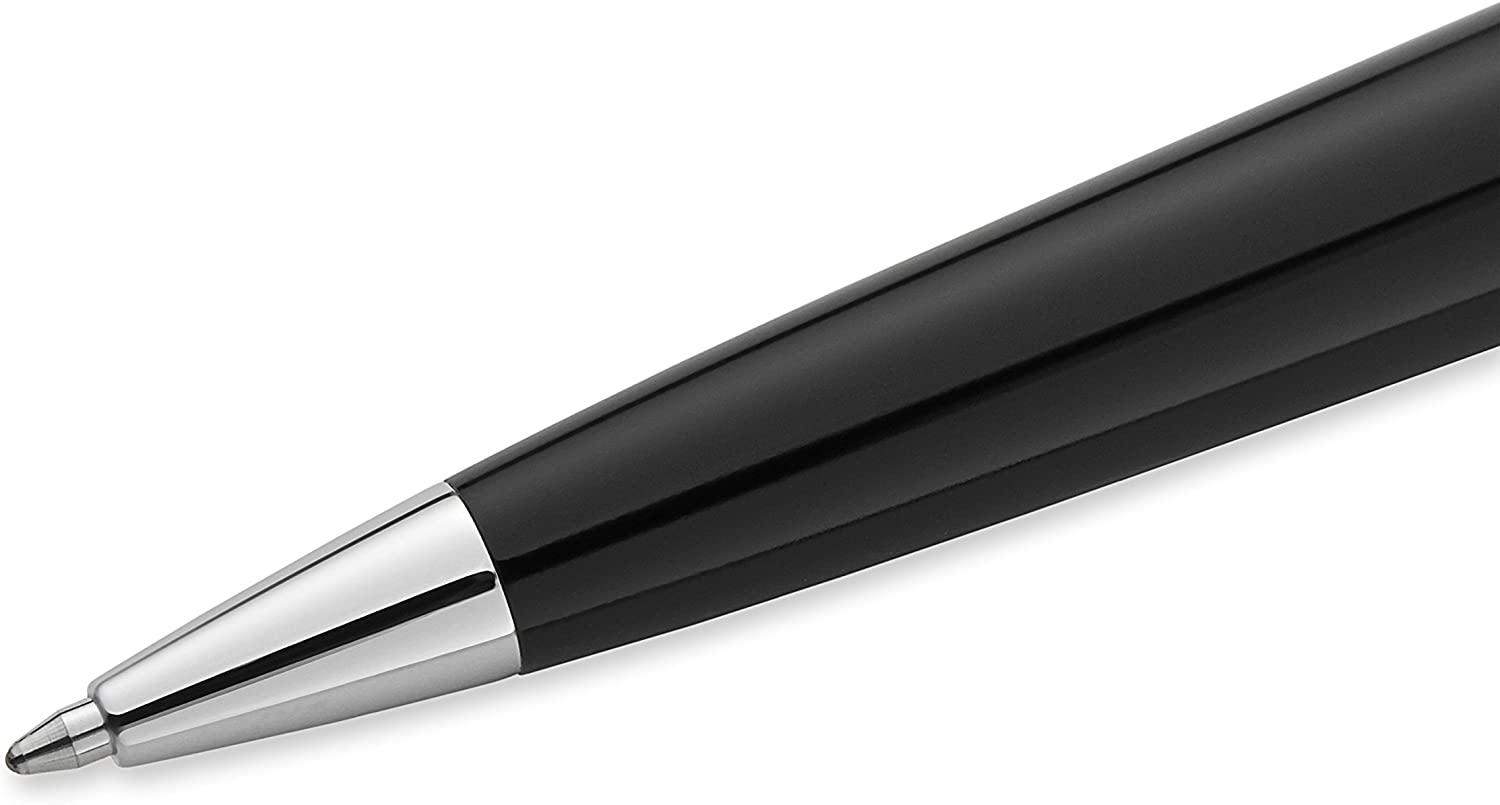 Waterman Expert Ballpoint Pen, Glossy Black | Chrome Attributes - Image 3