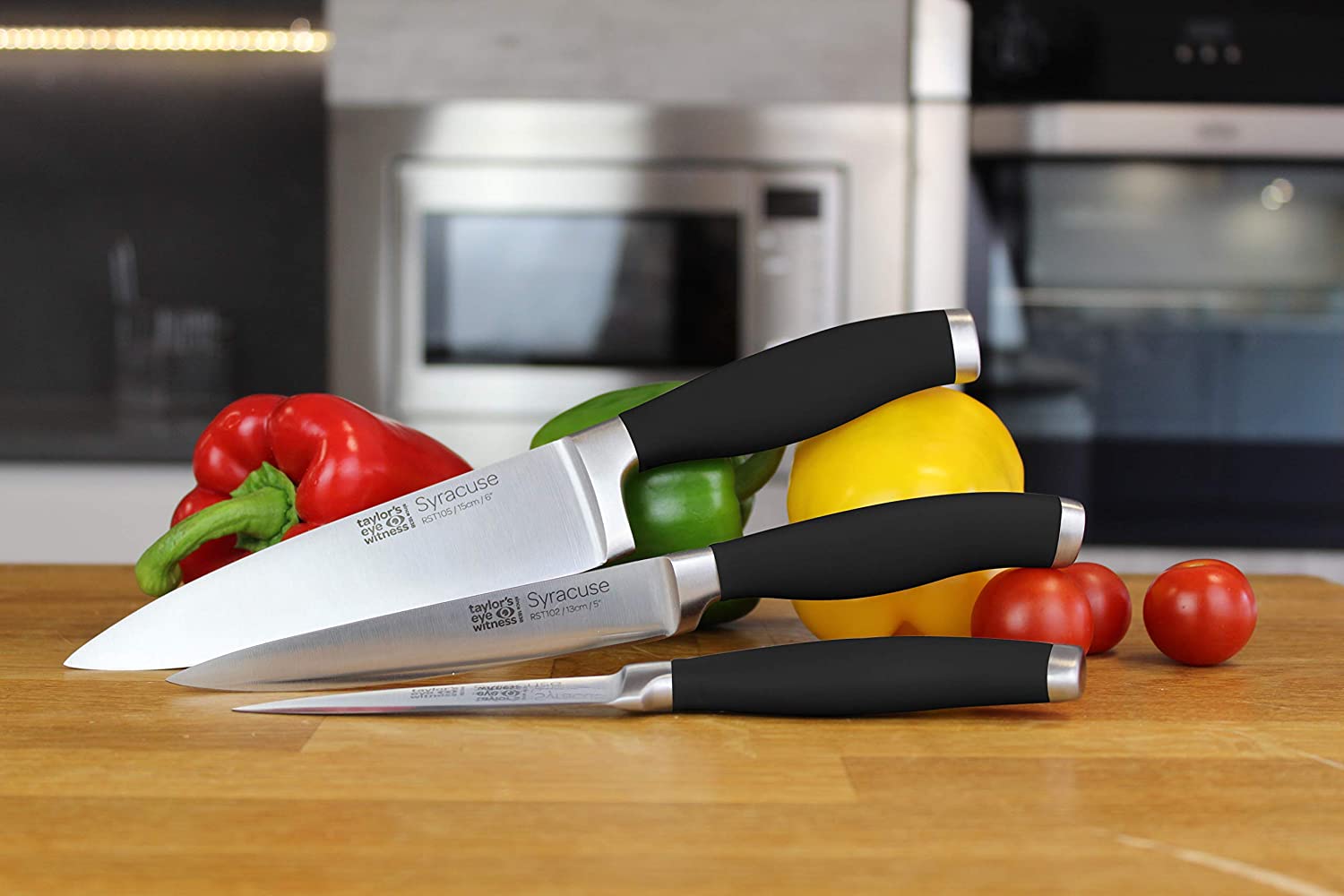 Taylors Eye Witness Syracuse Kitchen Knife 3pce Set, Paring 9cm/3.5” - Image 3