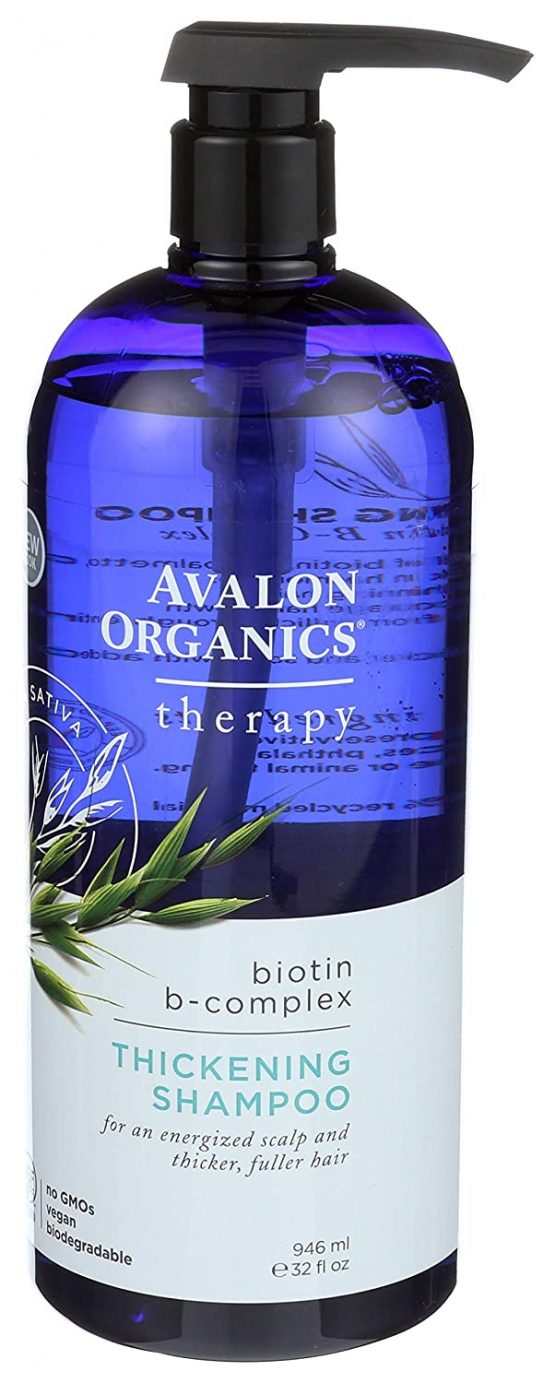 Avalon Organics Biotin-B Complex Thickening Shampoo, 32 Fluid Ounce - Image 2