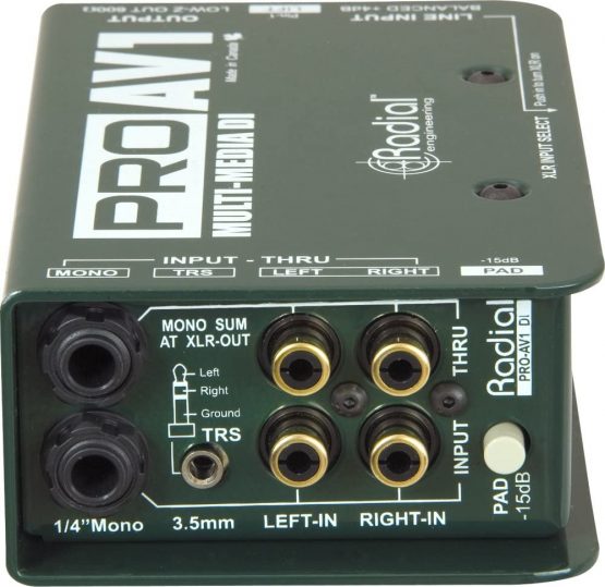 Radial Pro-AV1 Multi Media Passive DI Box - Image 3