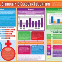 Gender, Ethnicity & Class in Education | Sociology Posters | Laminated Gloss Paper measuring 850mm x 594mm (A1) | Sociology Class Posters | Education Charts by Daydream Education