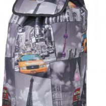 Hoppa 47L Lightweight Shopping Trolley, Hard Wearing & Foldaway for Easy Storage with 1 years Guarantee (Cities)