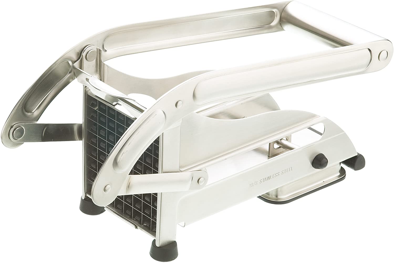 MasterClass Stainless Steel Potato Chipper, 26 x 12 cm (10" x 4.5"), Silver, 1 - Pack