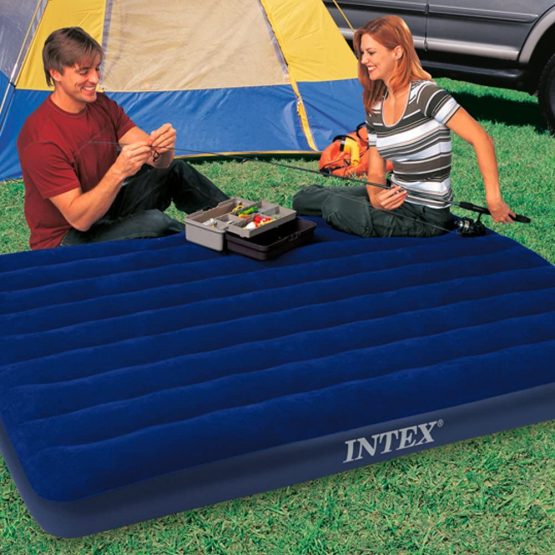 Intex -Inflatable bed Downy Queen double, extra long and wide - Image 3