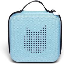 tonies Transporter, Travel Case Audio Characters, Hardshell Case for up to 20 Figurines for use with Your Toniebox Portable Speaker (Sold Separately), Ages 3+, Colour: Blue