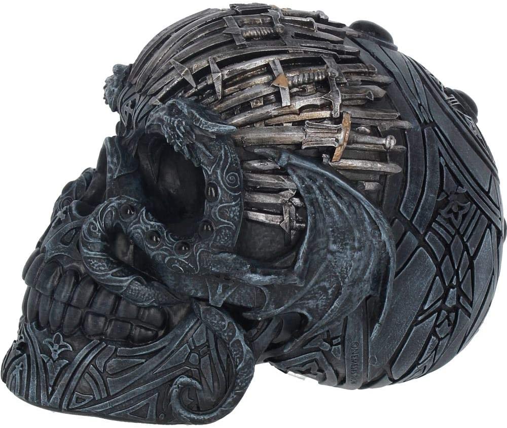 Nemesis Now Sword Skull 18.5cm Figurine, Resin, Black - Image 3