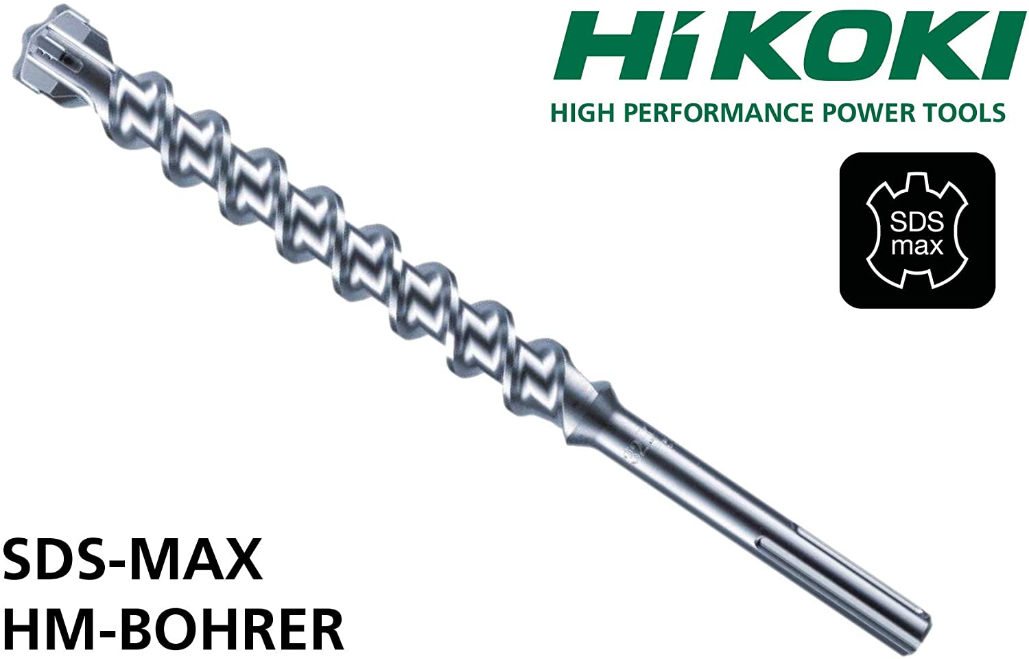 HIKOKI SDS-Max Bohrer 28x200mm (GL320mm), Metall-farbe