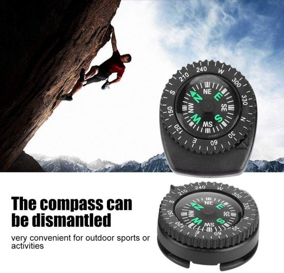 Keenso Wrist Compass, 2pcs Portable Navigation Wrist Compass with Watch Band, Waterproof Wrist Compass for Camping Boating, Hiking - Image 4