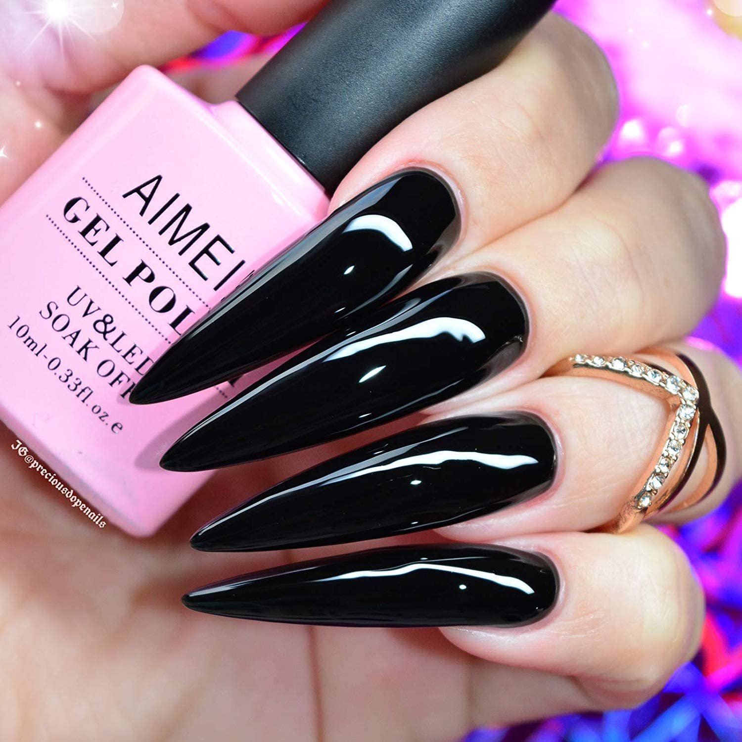 AIMEILI No Wipe Top Coat and Base Coat Set 2x10ml Soak Off UV LED Gel Nail Polish Varnish Long Lasting Manicure Gel Polish - Image 3