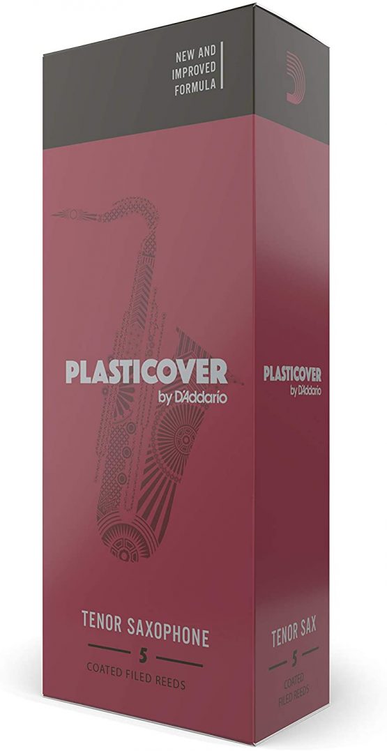 Rico Plasticover 2.5 Strength Reeds for Tenor Sax (Pack of 5)