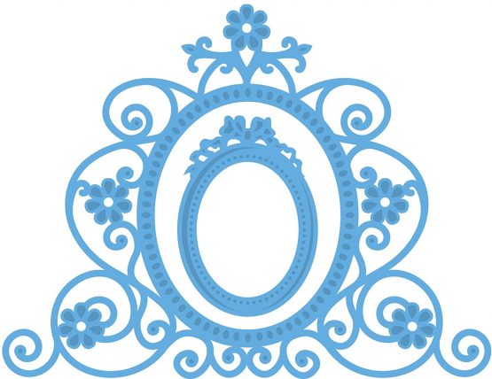 Marianne Design Flower Mirror Creatables Die, Blue