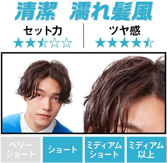 Gatsby Moving Rubber Hair Wax, Blue Cool Wet - Image 3