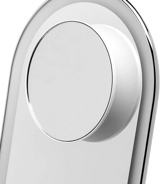 Fancii Lara Detachable 10X Magnifying Mirror, Magnetic Attachment - Compatible with Fancii Vera Vanity Mirrors (not included) (Silver)