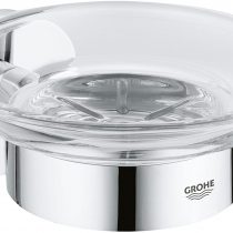 GROHE 40444001 Essentials Soap Dish and Silver Holder