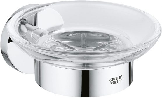 GROHE 40444001 Essentials Soap Dish and Silver Holder