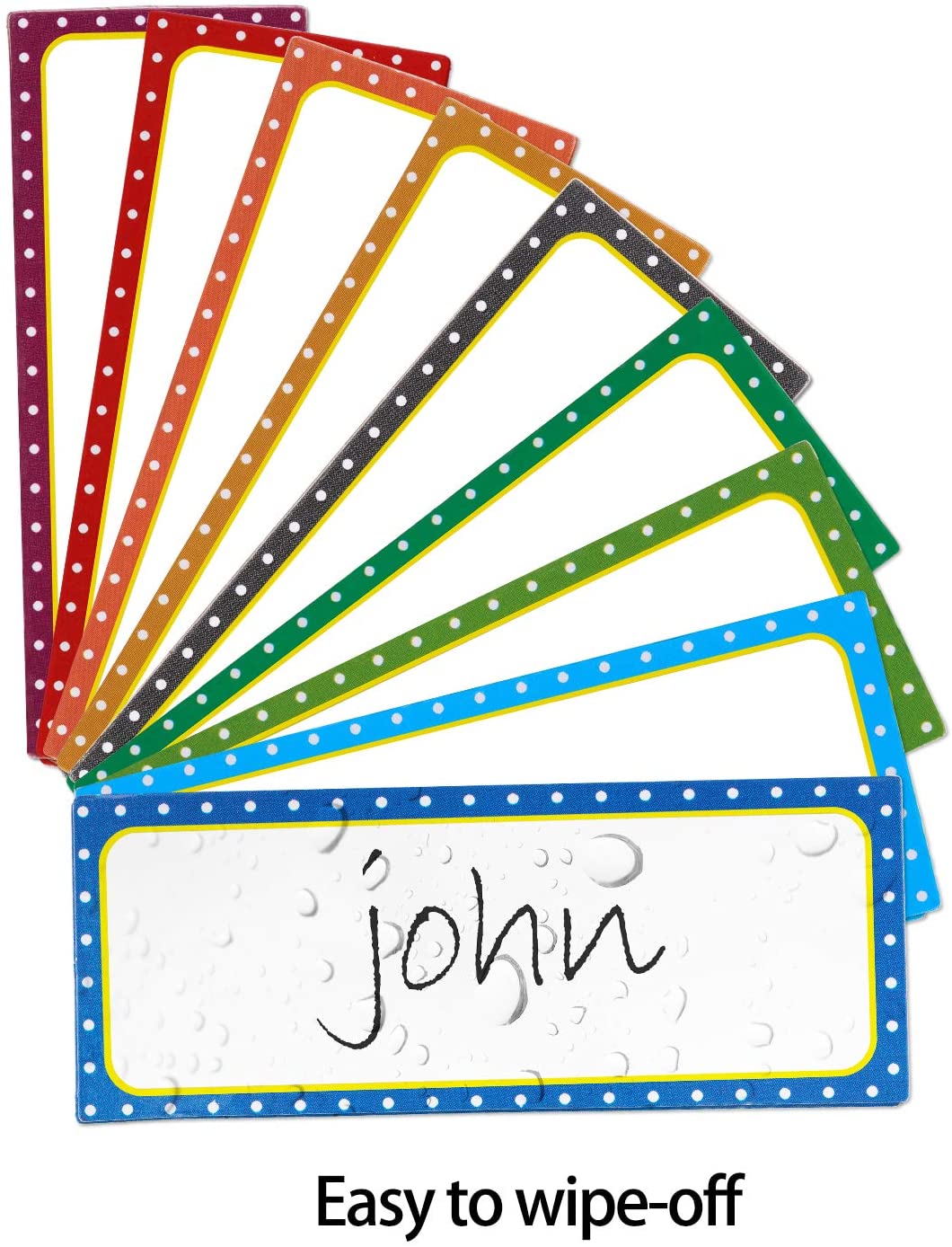 45 Pieces Dry Erase Labels Name Plates Board Nameplates Tags