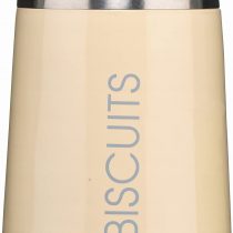 Premier Housewares 508875 Conical Biscuit Canister - Cream , H18 x W15 x D15cm