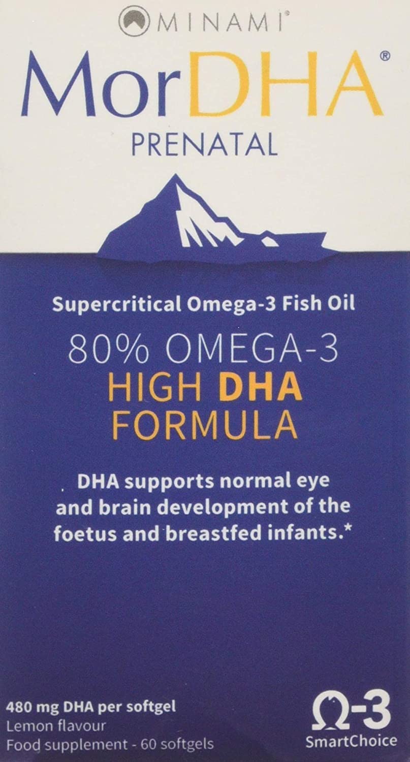 Omega 3 Fish Oil Supplement, Minami, MorDHA Prenatal with high Concentration of DHA Formula