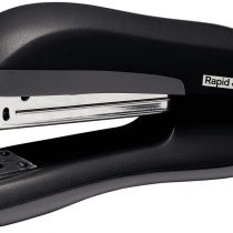 Rapid 23811101 F18 Fashion Stapler, Ergonomic Plastic Body, Full Strip, Black, 20 Sheet Capacity
