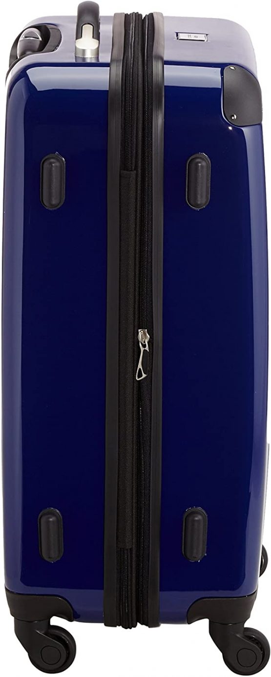 HAUPTSTADTKOFFER - Alex - Luggage Suitcase Hardside Spinner Trolley 4 Wheel Expandable, 65cm, dark blue - Image 4