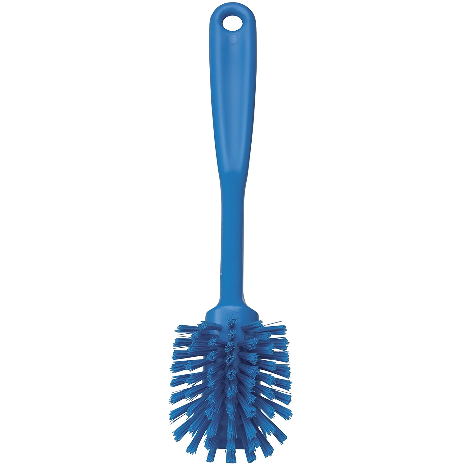 Vikan 42373 Dish Brush with Scraping Edge, Blue, Medium, 280 mm Length, 60 mm Width, 55 mm Height - Image 2