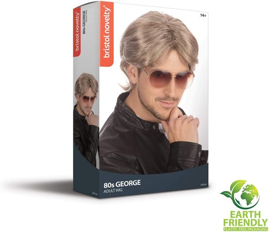 Bristol Novelty BW569 George Michael 80's Male Wig, One Size - Image 3